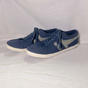 Vegan Gola Classics Men's Comet Plimsoll Sneakers Navy/Light Grey Men’s US 12